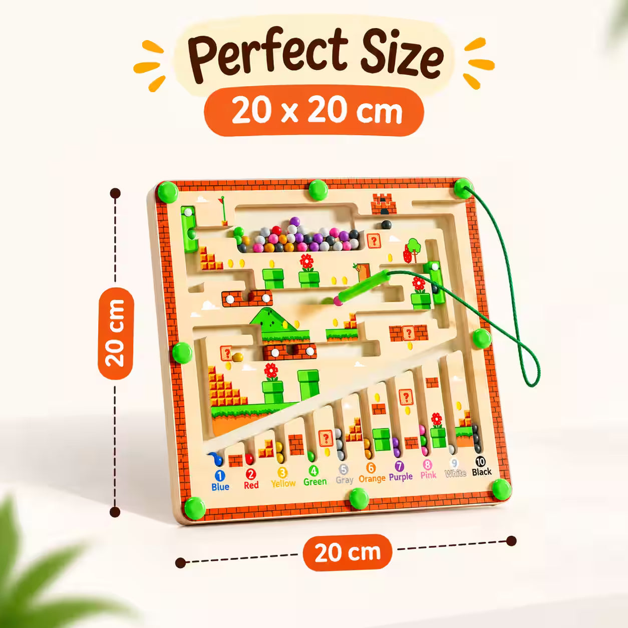 Mario Maze™ - Montessori Learning Activity Board (Big Size)