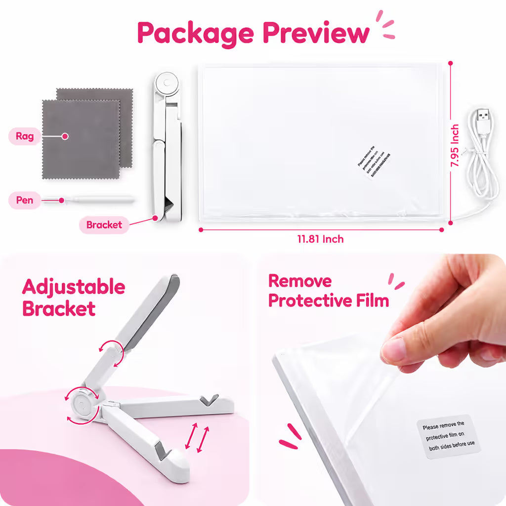 Reusable Drawing 3D Kit (30 X 20 cm)