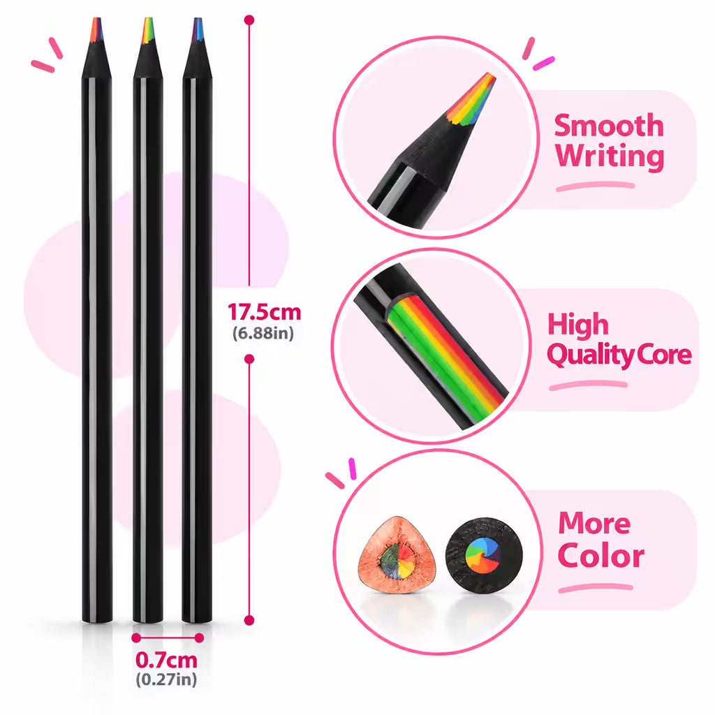 Magic Rainbow Pencils (Set of 12)