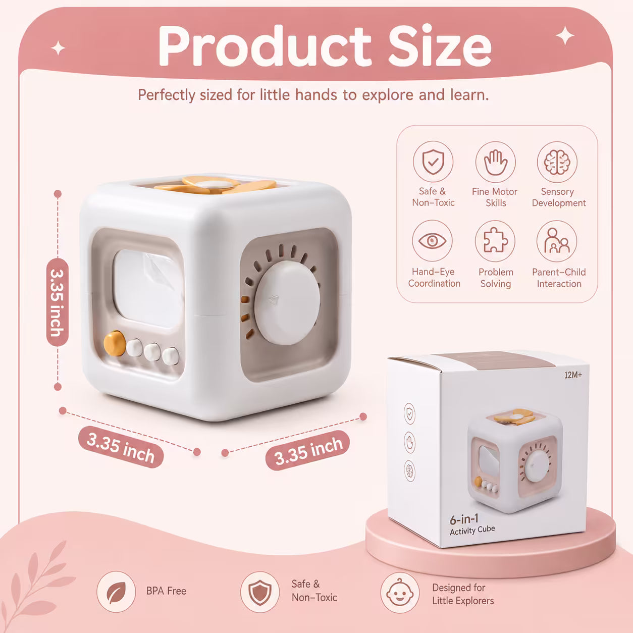 TinyTots™ 6-in-1 Montessori Activity Cube