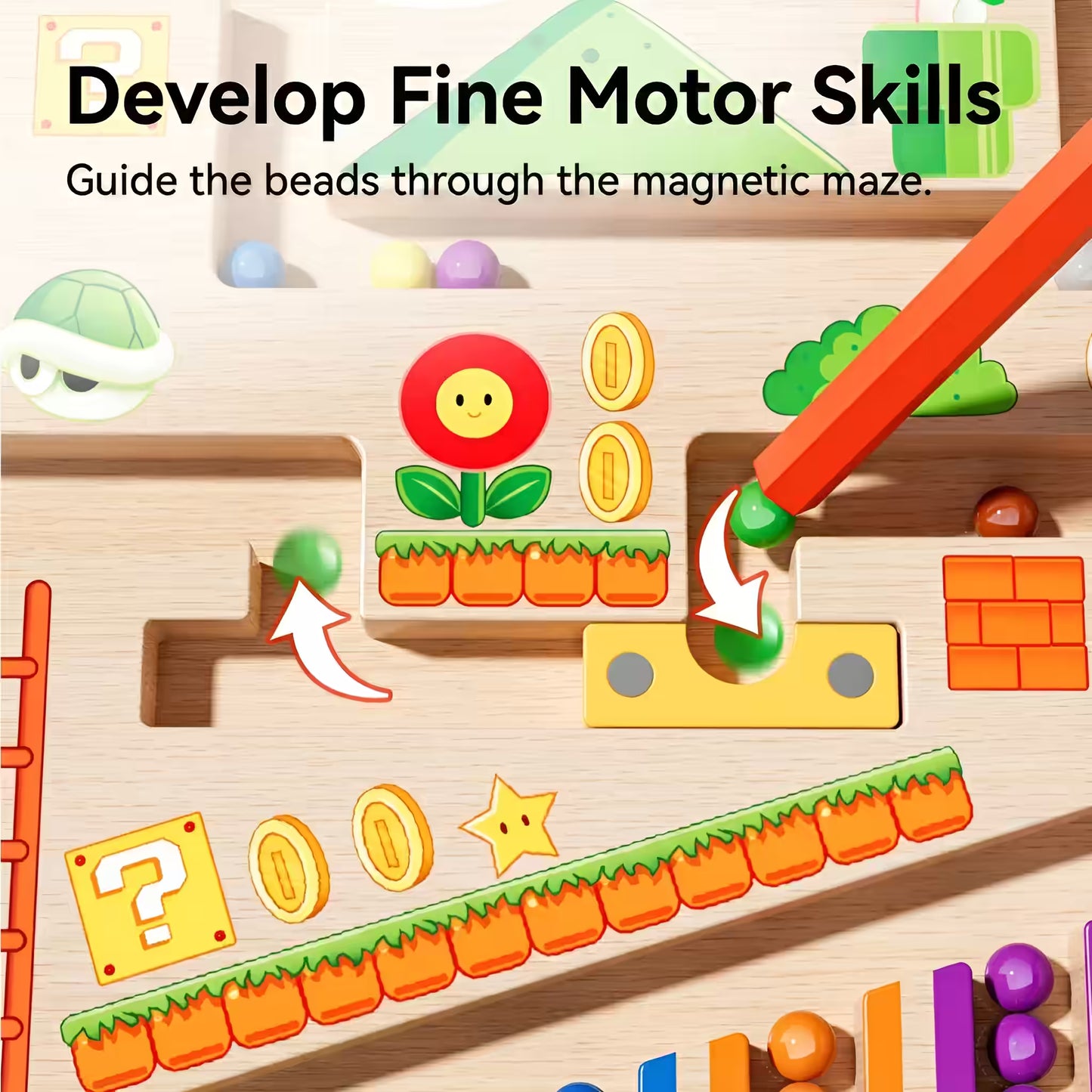 Mario Maze™ - Adventure Magnetic Board (Big Size)