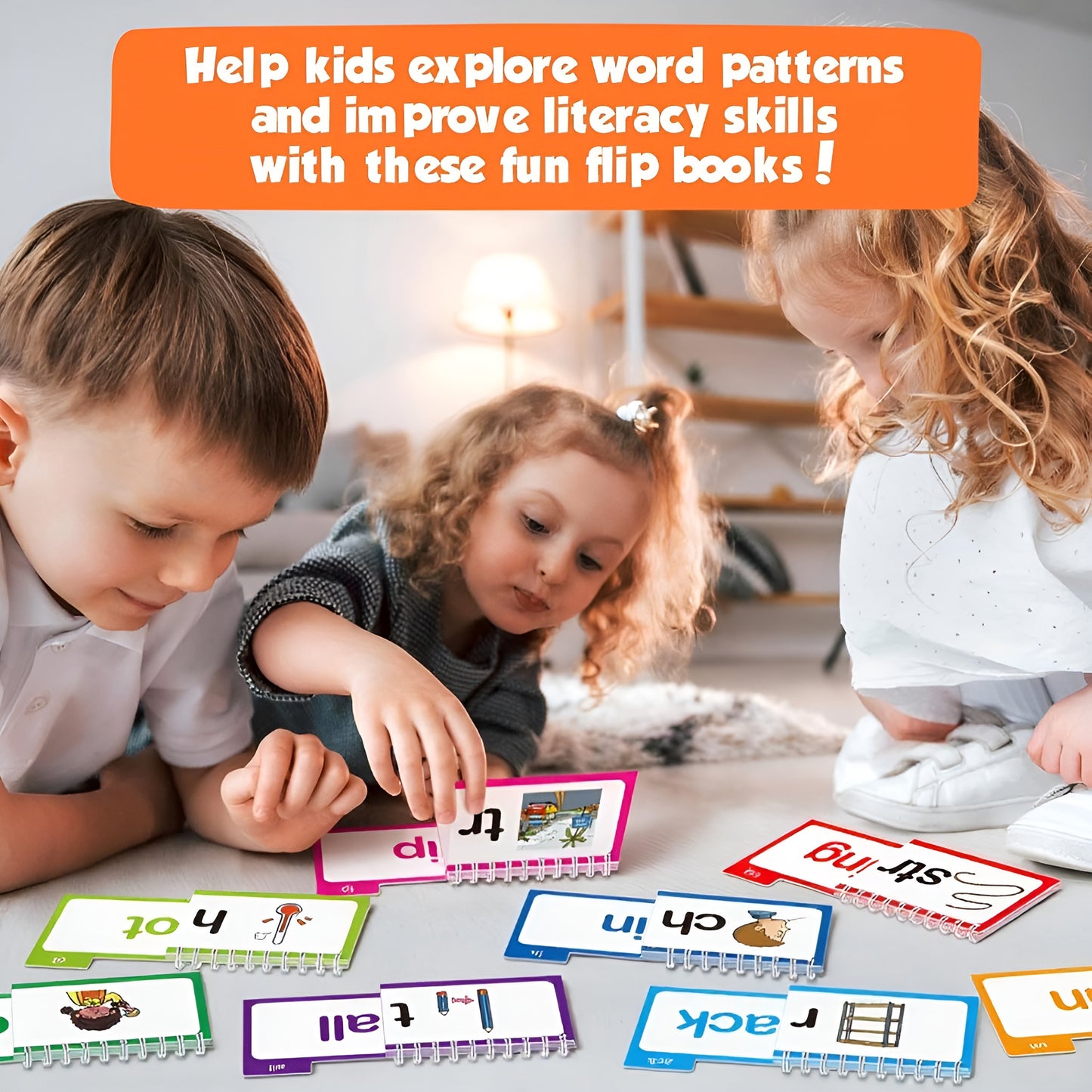 FlipLearn™ Early Reading Phonics Kit (Set of 30)