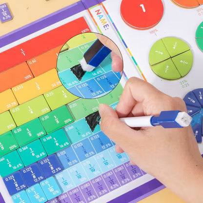 SmartFractions™ Visual Math Kit (Magnetic)