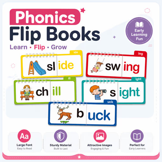 FlipLearn™ Early Reading Phonics Kit (Set of 30)
