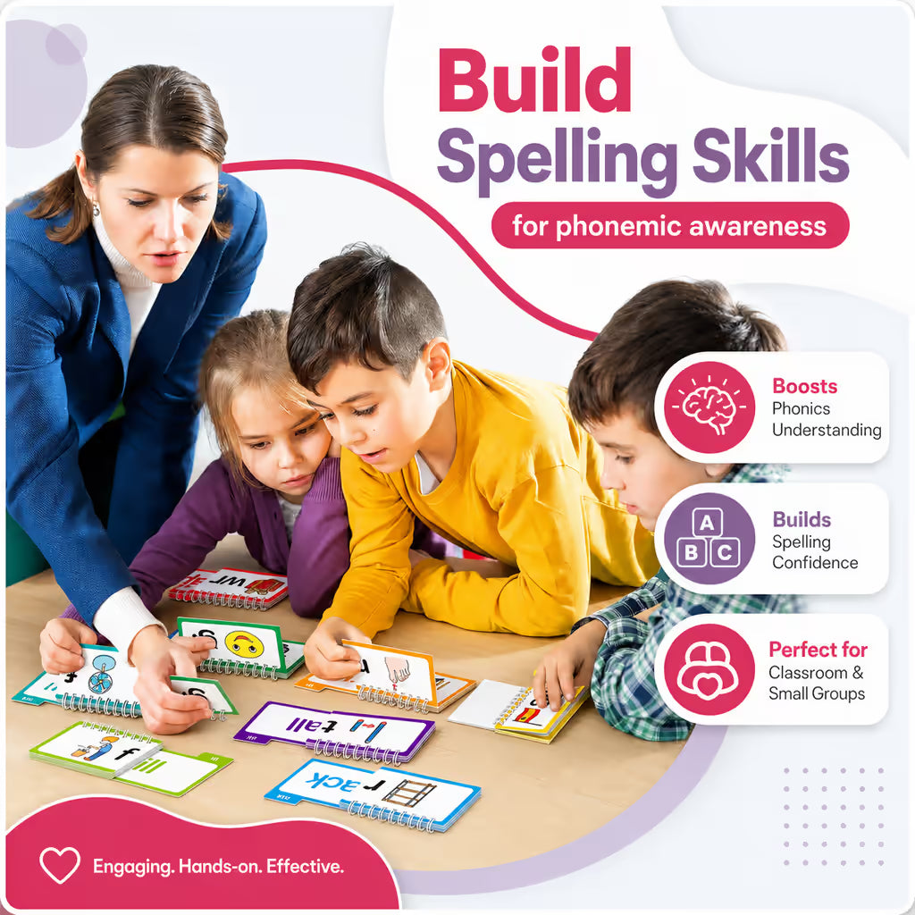 FlipLearn™ Early Reading Phonics Kit (Set of 30)
