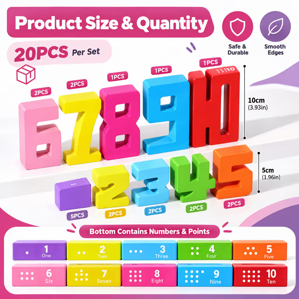 NumberBox 5-in-1 Wooden Number Activity Kit