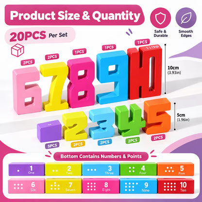 NumberBox 5-in-1 Wooden Number Activity Kit