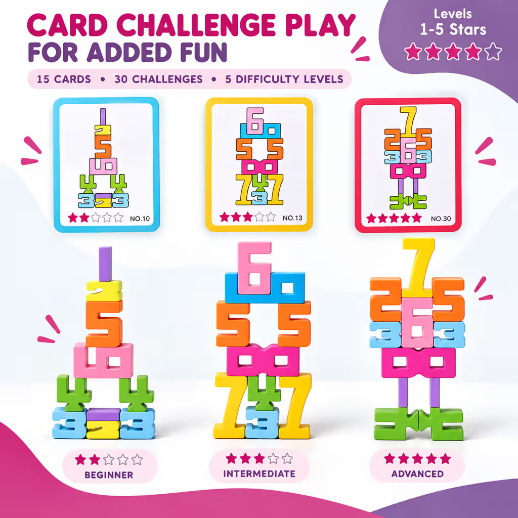 NumberBox 5-in-1 Wooden Number Activity Kit