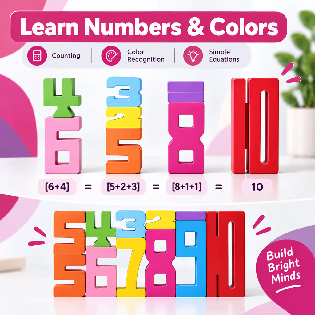 NumberBox 5-in-1 Wooden Number Activity Kit