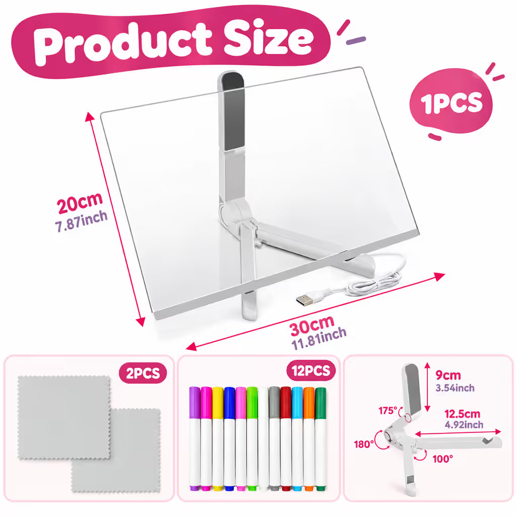 Reusable Drawing 3D Kit (30 X 20 cm)