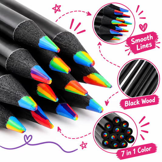 Magic Rainbow Pencils (Set of 12)