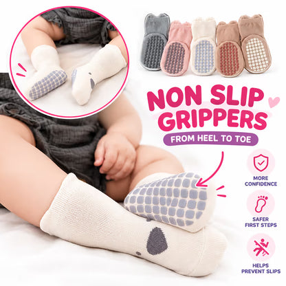 Anti Slip Baby Socks for 1-3 Years (6 Pairs)