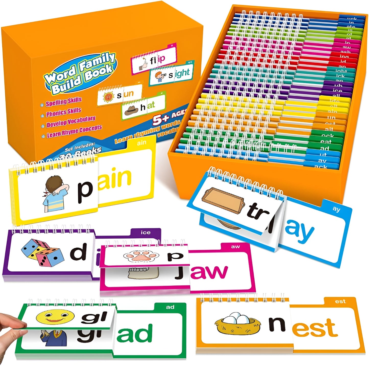 FlipLearn™ Early Reading Phonics Kit (Set of 30)